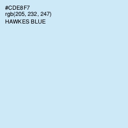 #CDE8F7 - Hawkes Blue Color Image